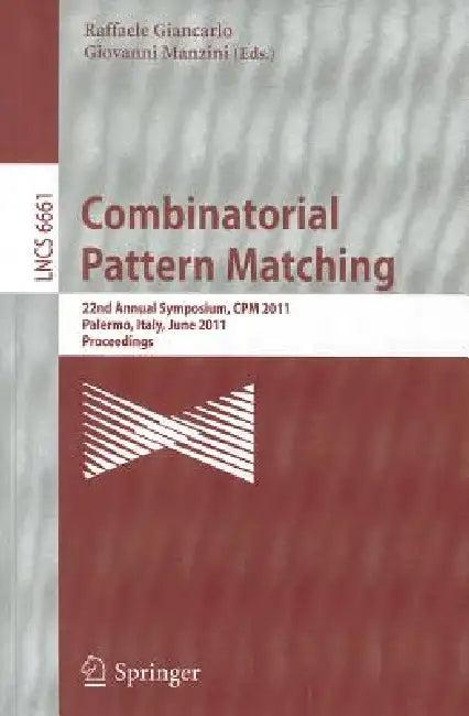 Combinatorial Pattern Matching (English, Raffaele Giancarlo | Giovanni Manzini)