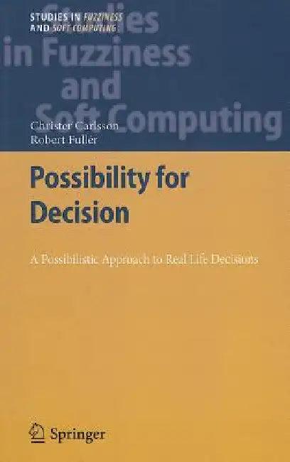 Possibility for Decision (English, Christer Carlsson | Robert Fuller)