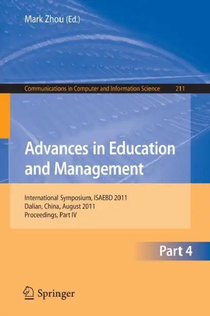 Advances in Education and Management, part 4 (English, Mark Zhou)