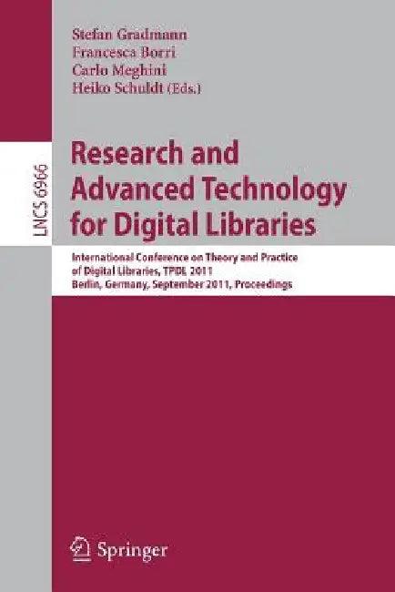 Research and Advanced Technology for Digital Libraries (English, Stefan Gradmann | Francesca Borri | Carlo Meghini)