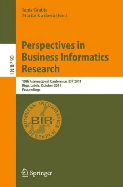 Perspectives in Business Informatics Research (English, Janis Grabis | Marite Kirikova)