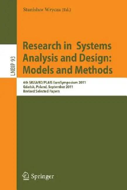 Research in Systems Analysis and Design (English, Stanislaw Wrycza)
