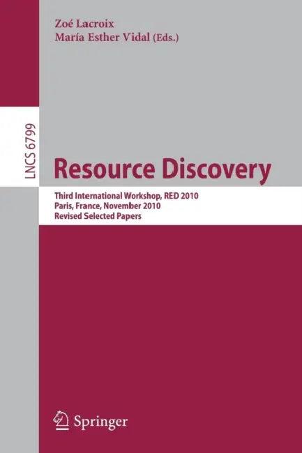 Resource Discovery (English, Zoe LaCroix | Maria Esther Vidal)