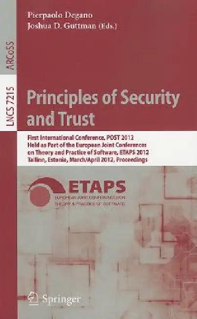 Principles of Security and Trust (English, Pierpaolo Degano | Joshua D. Guttman)