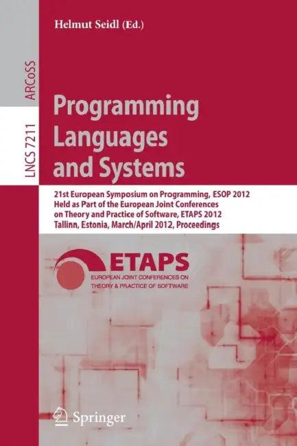 Programming Languages and Systems (English, Helmut Seidl)
