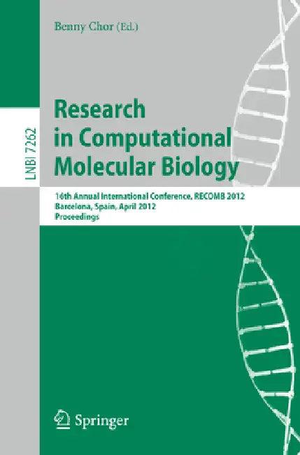 Research in Computational Molecular Biology (English, Benny Chor)