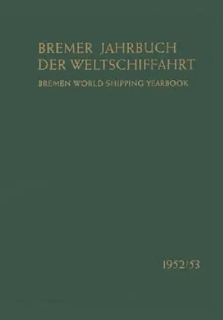 1952/53 (English, Gustav A. Theel)