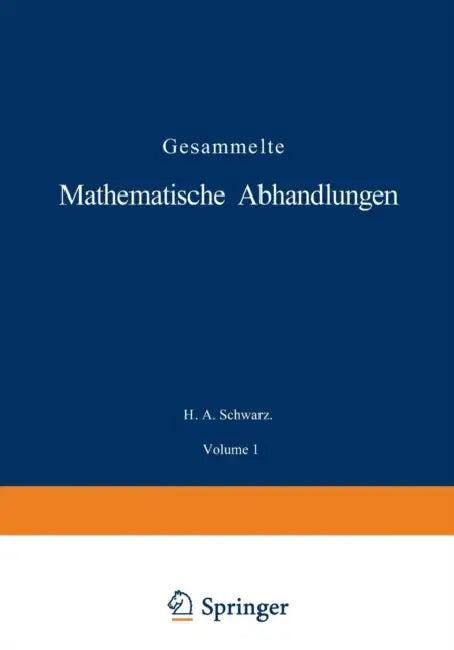 Gesammelte Mathematische Abhandlungen (English, H. A. Schwarz)