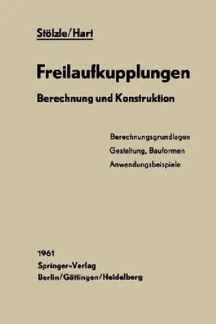 Freilaufkupplungen (English, Karl Stölzle | Sigwalt Hart)