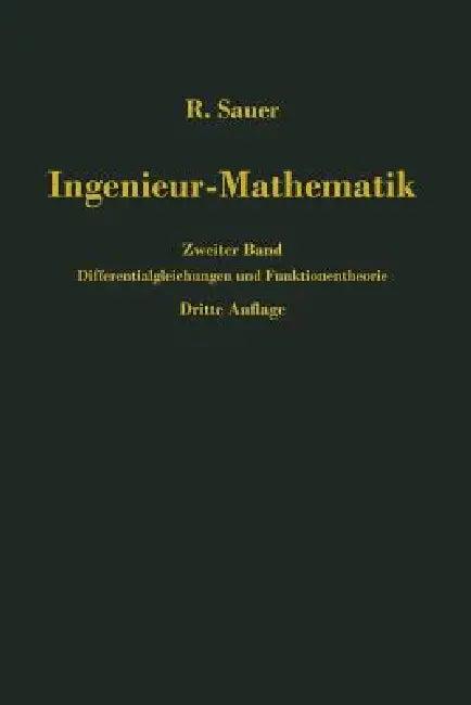 Ingenieur-Mathematik (English, Robert Sauer)
