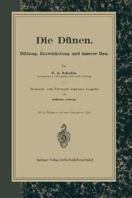 Die Dünen (English, N. a. Sokolow | Andreas Arzrunai)