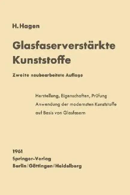 Glasfaserverstärkte Kunststoffe (English, Harro Hagen)