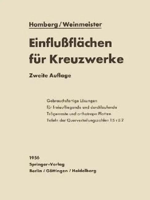 Einflußflächen Für Kreuzwerke (English, Hellmut Homberg | Josef Weinmeister)