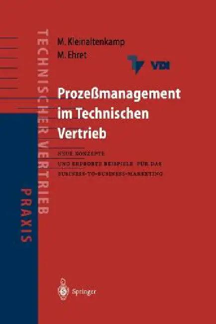 Prozeßmanagement Im Technischen Vertrieb (English, Michael Kleinaltenkamp | Michael Ehret)