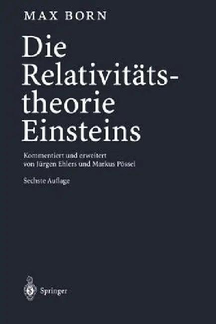Die Relativitätstheorie Einsteins (English, Max Born)