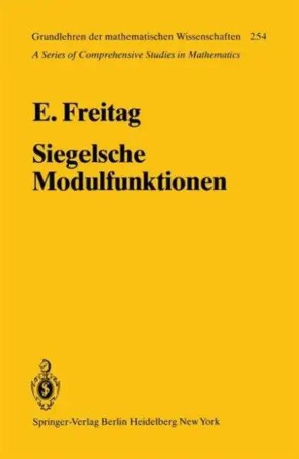 Siegelsche Modulfunktionen (English, E. Freitag)