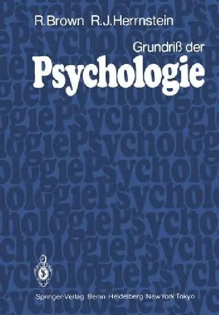 Grundriß Der Psychologie (English, R. Brown | S. Ertel | R. J. Herrnstein)