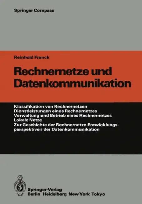 Rechnernetze Und Datenkommunikation (English, Reinhold Franck)