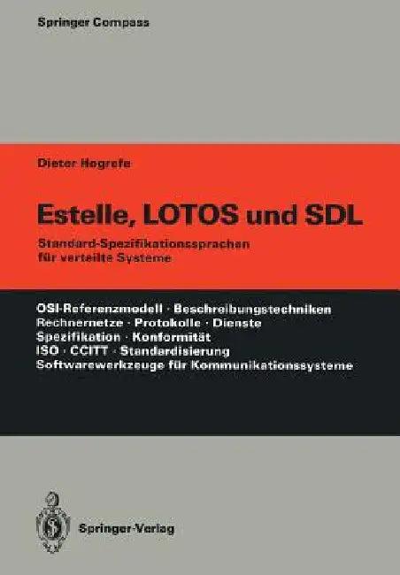 Estelle, Lotos Und Sdl (English, Dieter Hogrefe | Friedrich Vogt)