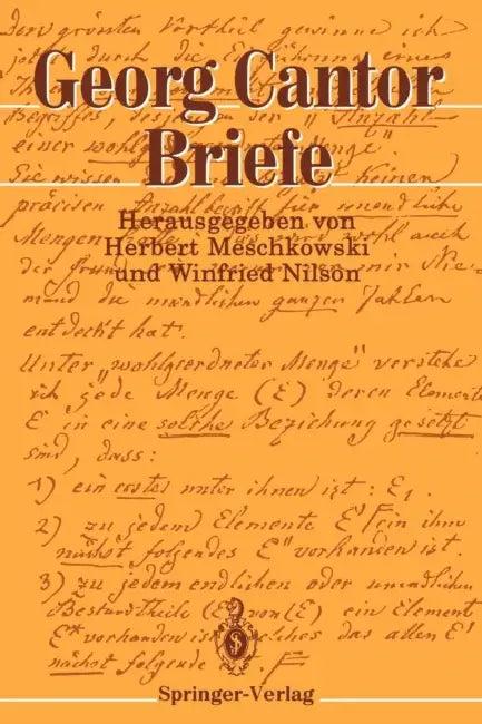 Briefe (English, Georg Cantor | Herbert Meschkowski | Winfried Nilson)