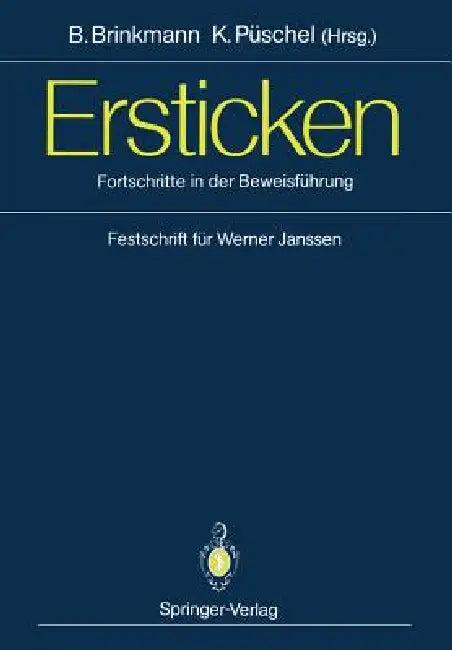 Ersticken (English, Bernd Brinkmann | Klaus Püschel)