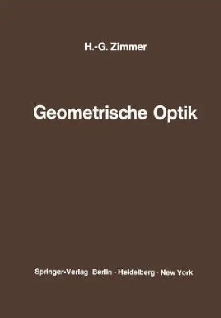 Geometrische Optik (English, Hans-Georg Zimmer)