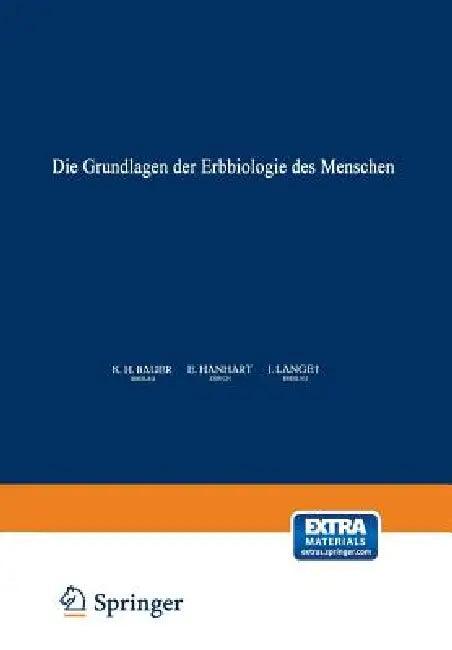 Die Grundlagen Der Erbbiologie Des Menschen (English, K. Bonnevie | E. Hanhart | G. Heberer)