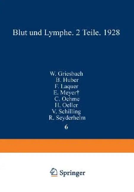 Blut Und Lymphe (English, W. Griesbach | B. Huber | F. Laquer)