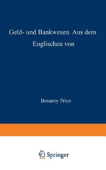 Geld- Und Bankwesen (English, Na Price | Na Brefeld)