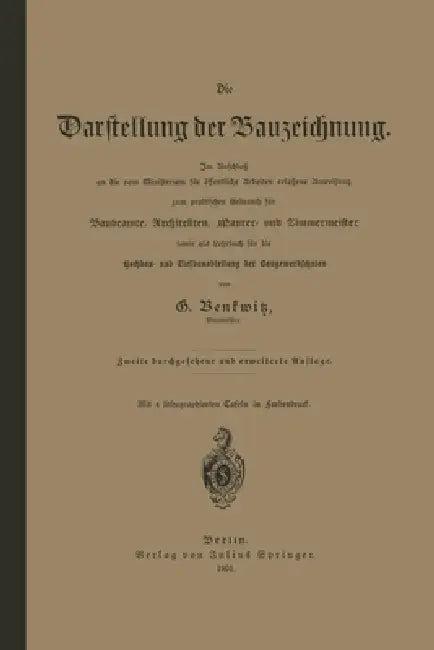 Die Darstellung der Bauzeichnung (English, G. Benkwitz)