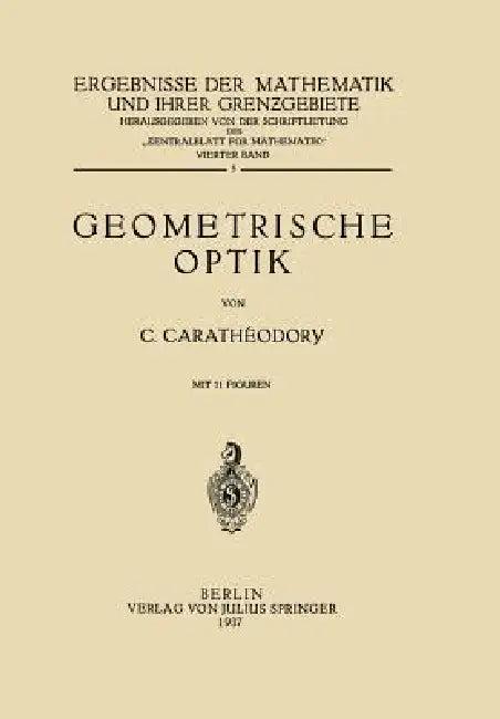 Geometrische Optik (English, Constantin Carathaeodory)