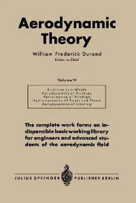 Aerodynamic Theory (English, William Frederick Durand)