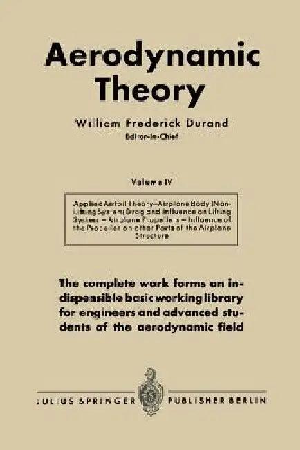 Aerodynamic Theory (English, William Frederick Durand)