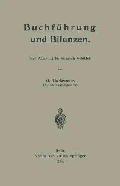 Buchführung Und Bilanzen (English, G. Glockemeier)