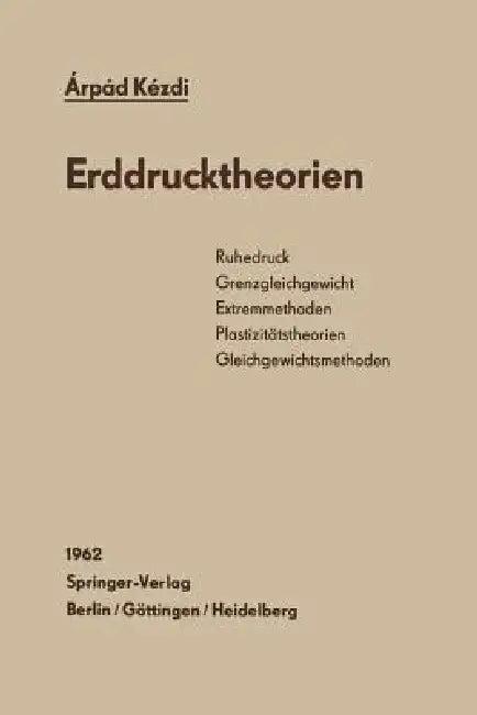 Erddrucktheorien (English, Arpad Kezdi)