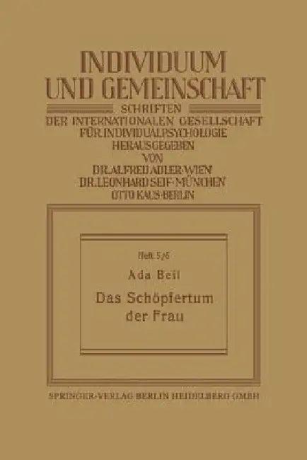Das Schöpfertum Der Frau (English, Na Beil)