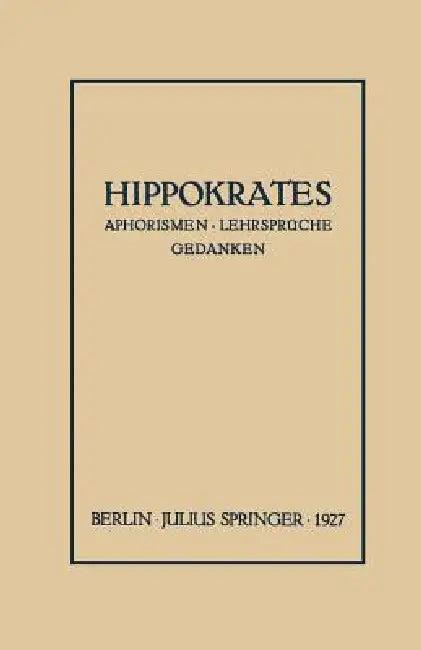 Hippokrates (English, Arnold Sack)