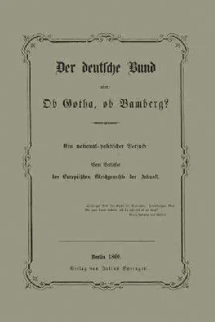 Der Deutsche Bund Oder (English, Na Schwebemeyer)