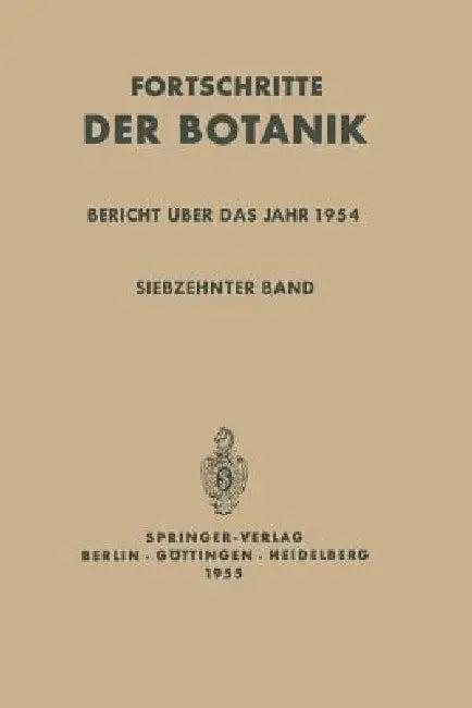 Bericht Über Das Jahr 1954 (English, Ulrich Lüttge | Wolfram Beyschlag | Burkhard Büdel)