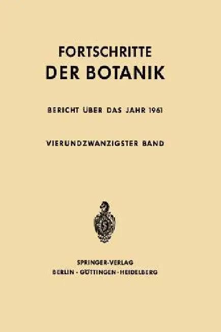 Fortschritte Der Botanik (English, Erwin Bünning | Ernst Gäumann)
