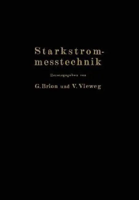 Starkstrommeßtechnik (English, F. Hillebrand | R. Jäger | M. Schenkel)
