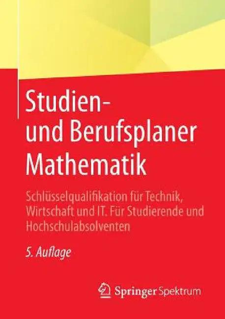 Studien- Und Berufsplaner Mathematik (English, Springer Fachmedien Wiesbaden)