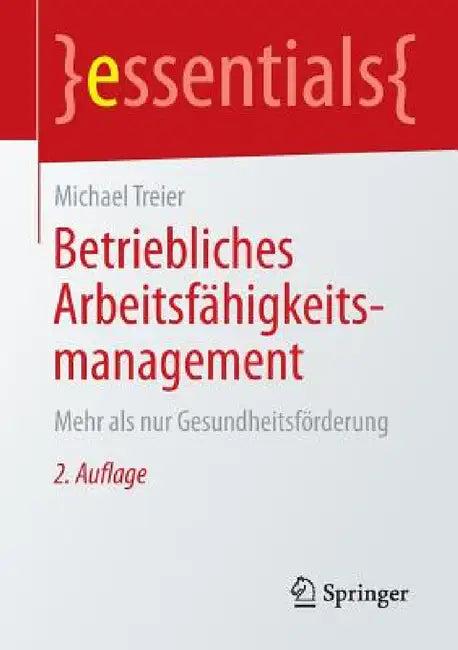 Betriebliches Arbeitsfähigkeitsmanagement (English, Michael Treier)