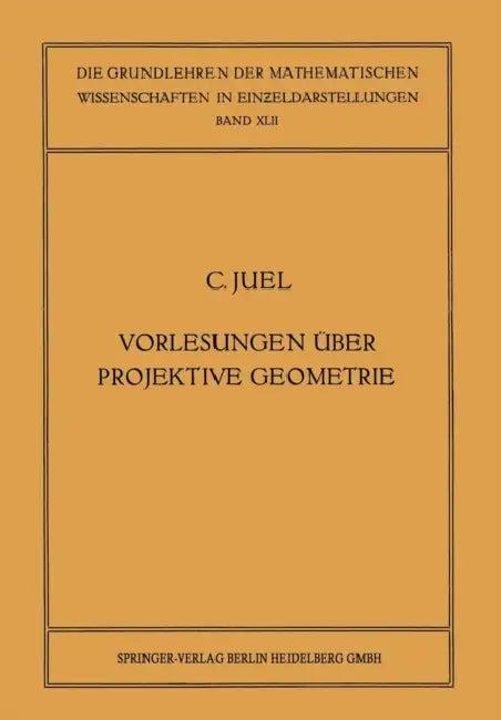 Vorlesungen Über Projektive Geometrie (English, Christian Juel)