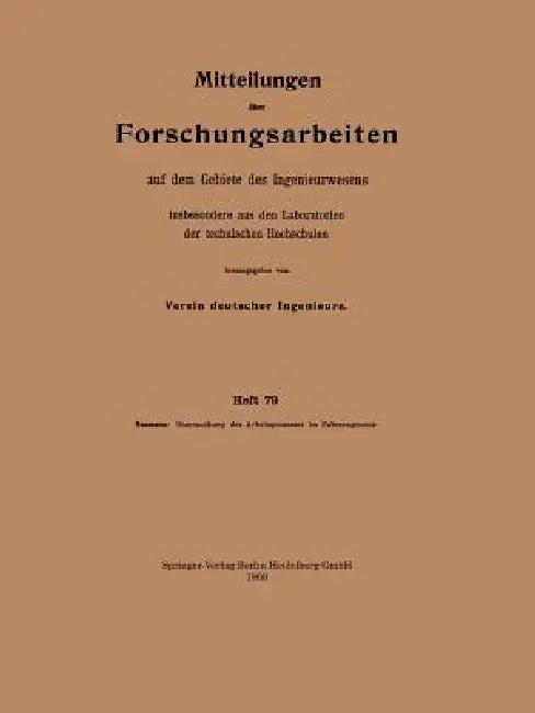 Untersuchung Des Arbeitsprozesses Im Fahrzeugmotor (English, Kurt Neumann)