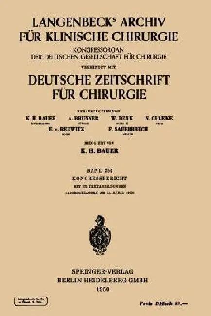 Verhandlungen Der Deutschen Gesellschaft Für Chirurgie (English, H. Schaefer)