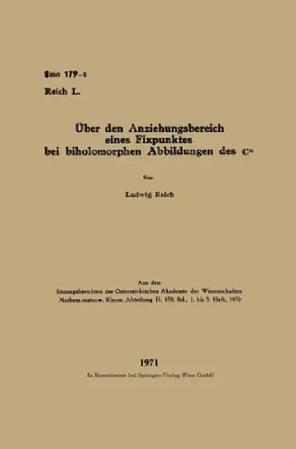 Über den Anziehungsbereich eines Fixpunktes bei biholomorphen Abbildungen des ℂn (English, Ludwig Reich)