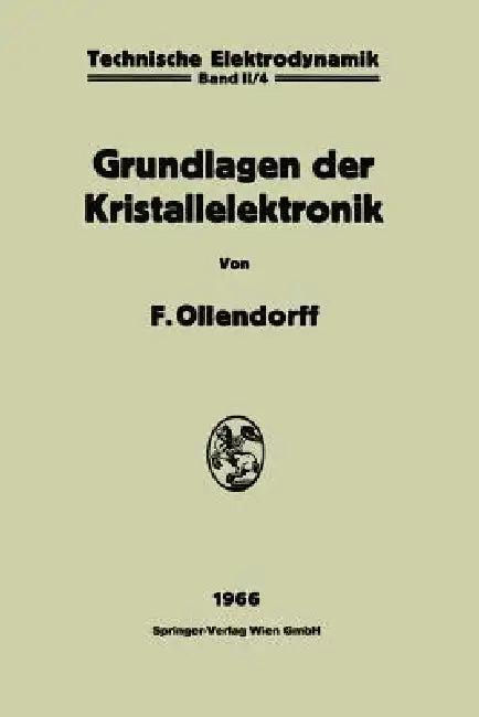 Innere Elektronik (English, Franz Ollendorff)