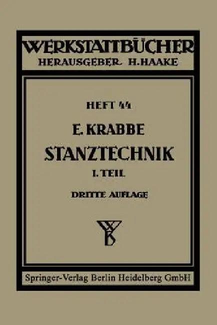 Schnittechnik (English, Erich Krabbe)