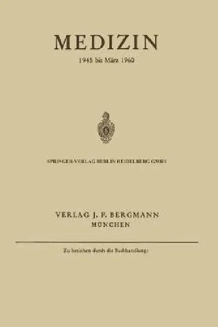 Medizin (English, Verlag J. F. Bergmann)